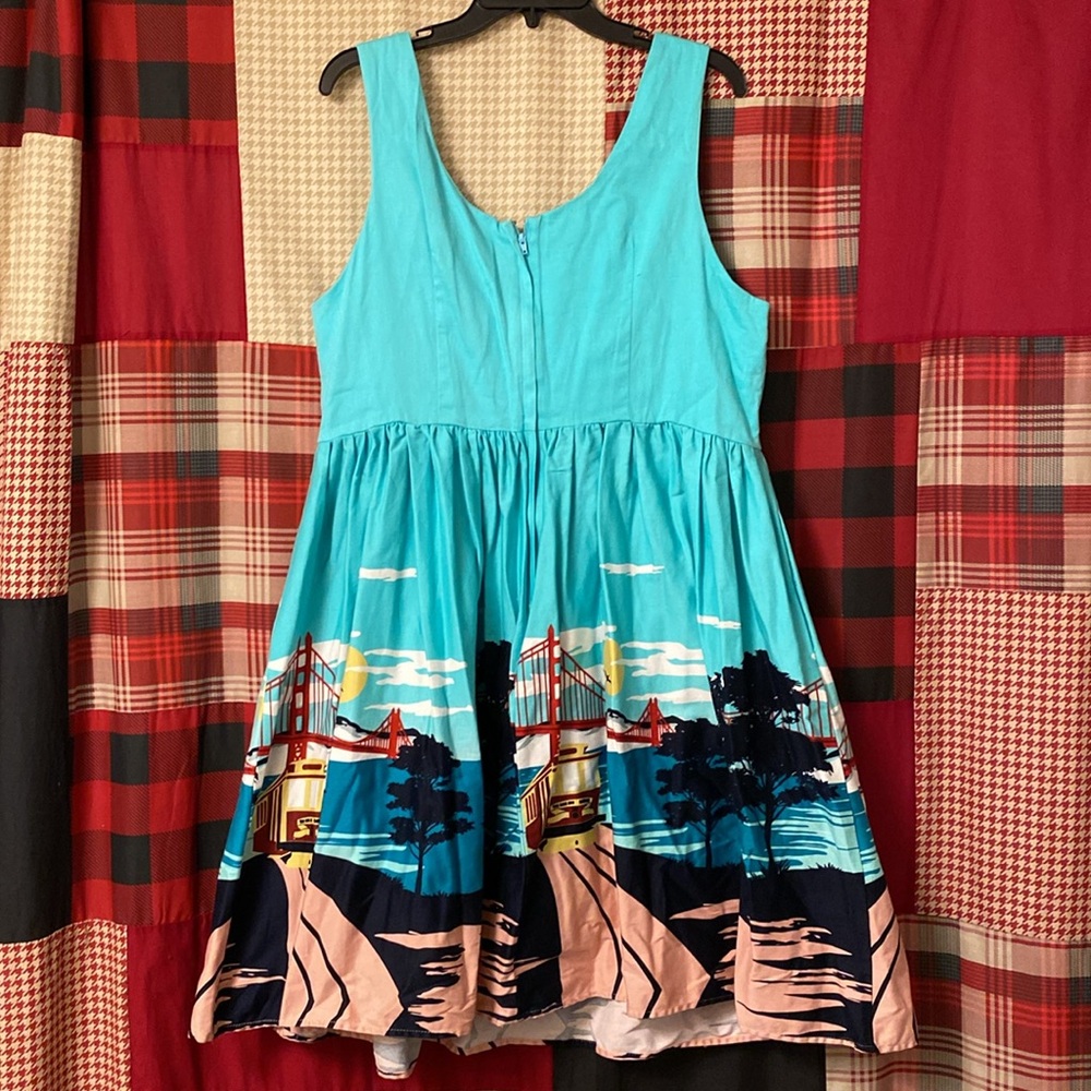 Modcloth X Collectif Golden State Of Mind Dress - image 5